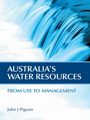 cover image of Australia's Water Resources